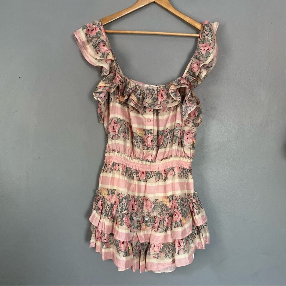 NWT LOVESHACKFANCY Marina Dress in Ribbon Coquette Feminine Romantic Size M 6/8 - Picture 4 of 15